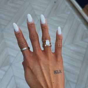 Emerald Lab Created Diamond Ring